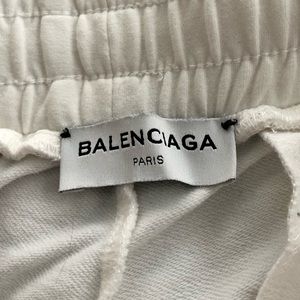 BALENCIAGA white joggers!!